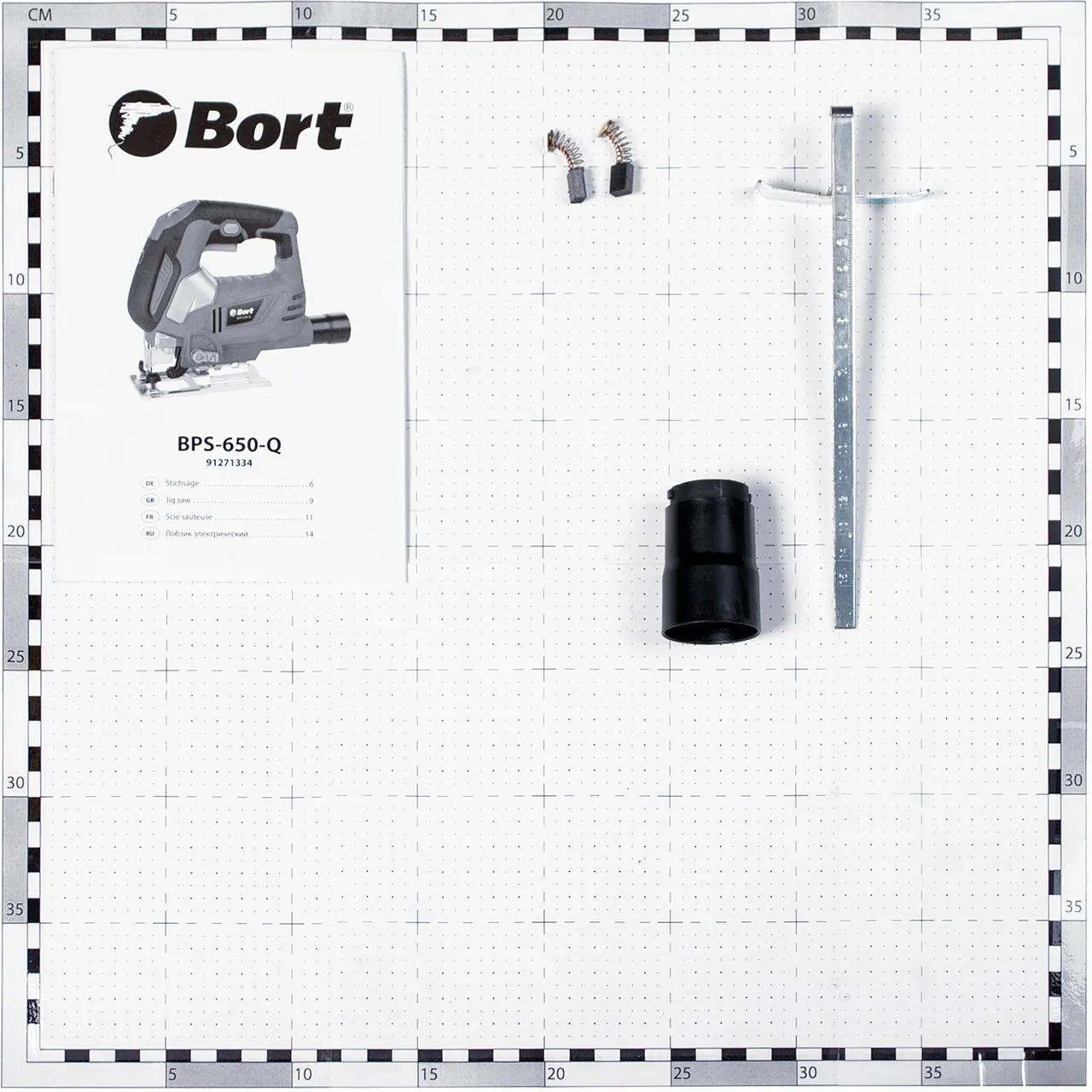 Bort BPS-650-Q Stichsäge 620 W für Holz 65 mm