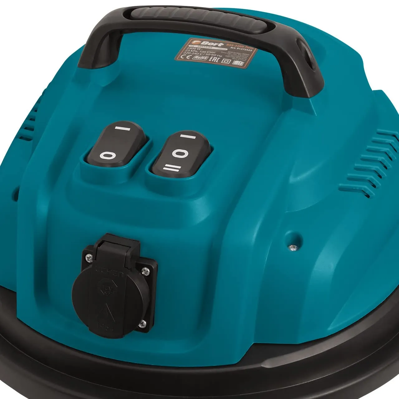 Bort BSS-2260-Twin Nass-Trockensauger 60 L 2200 W