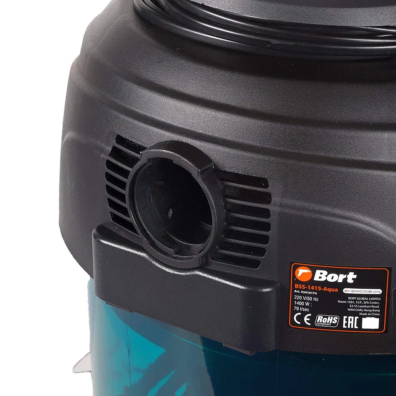 BORT BSS-1415-Aqua Nass-Trockensauger 15 l 1400 W HEPA+Aqua