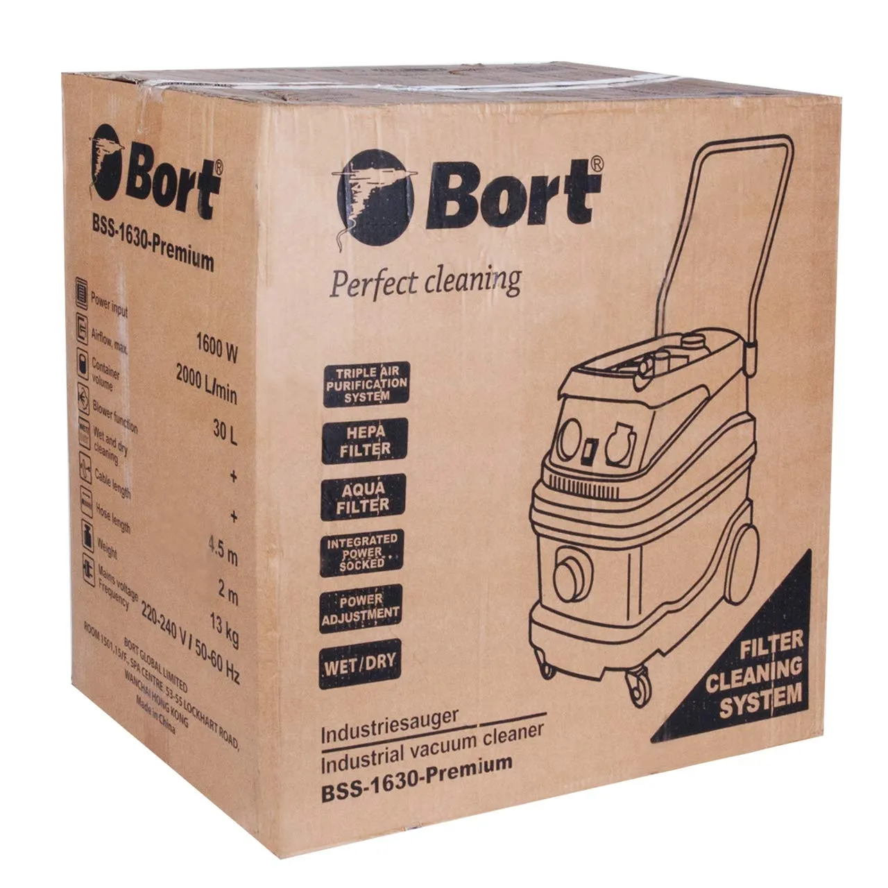 Bort BSS-1630-Premium Nass-Trockensauger 30 l 1600 W