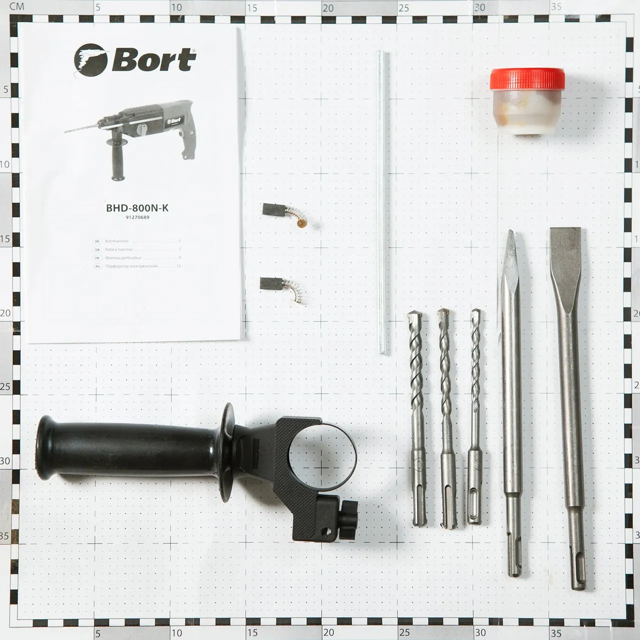 BORT BHD-800N-K Bohrhammer SDS-Plus 800 W 3 J