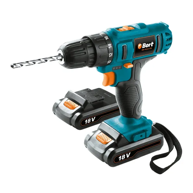 Bort BAB-18Ux2Li-FDK Akku-Bohrschrauber 2x 18 V
