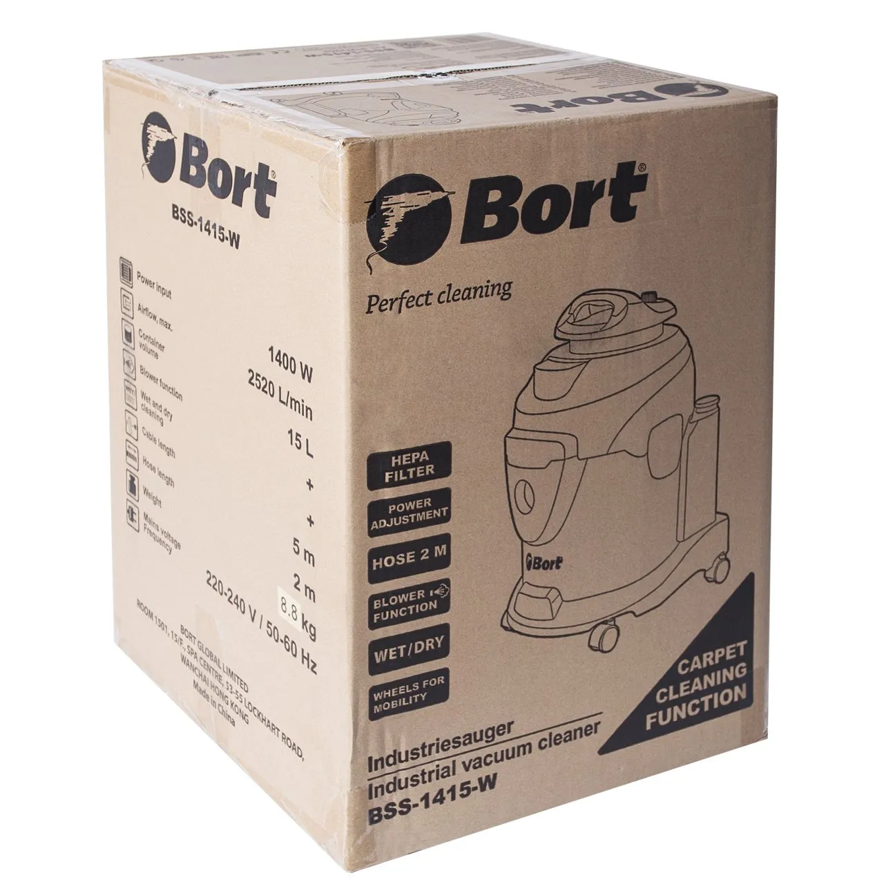 Bort BSS-1415-W Nass-Trockensauger 15 L 1400 W