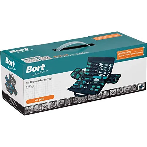 Bort BTK-45 Werkzeugset 45-teilig mit Tasche