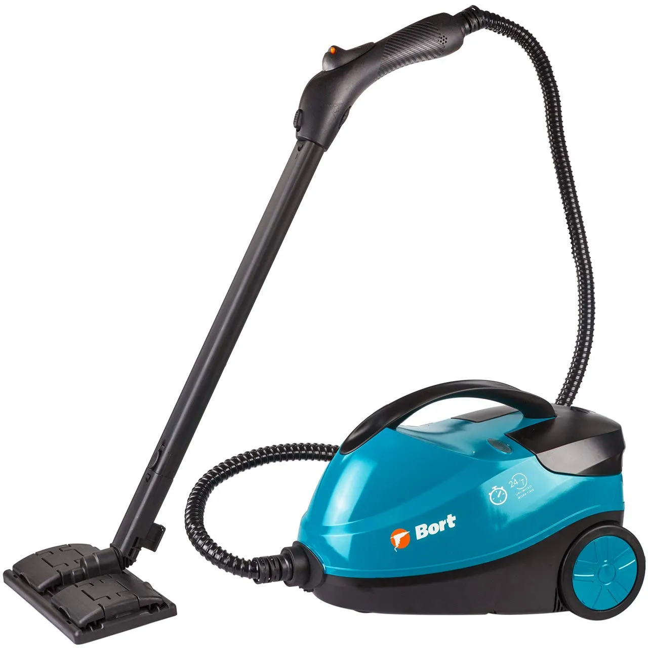 Bort BDR-2500-RR Dampfreiniger 2200 W 1,5 l mit Zubehör