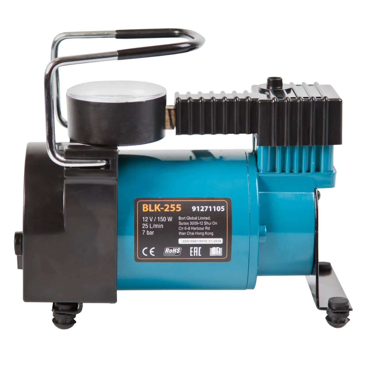 Bort BLK-255 Autokompressor 12 V 7 Bar mit Tasche